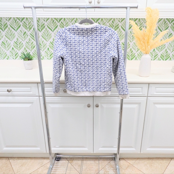 Girls Vineyard Vines Logo Reversible Sherpa Jacket Size 10 - Picture 6 of 6